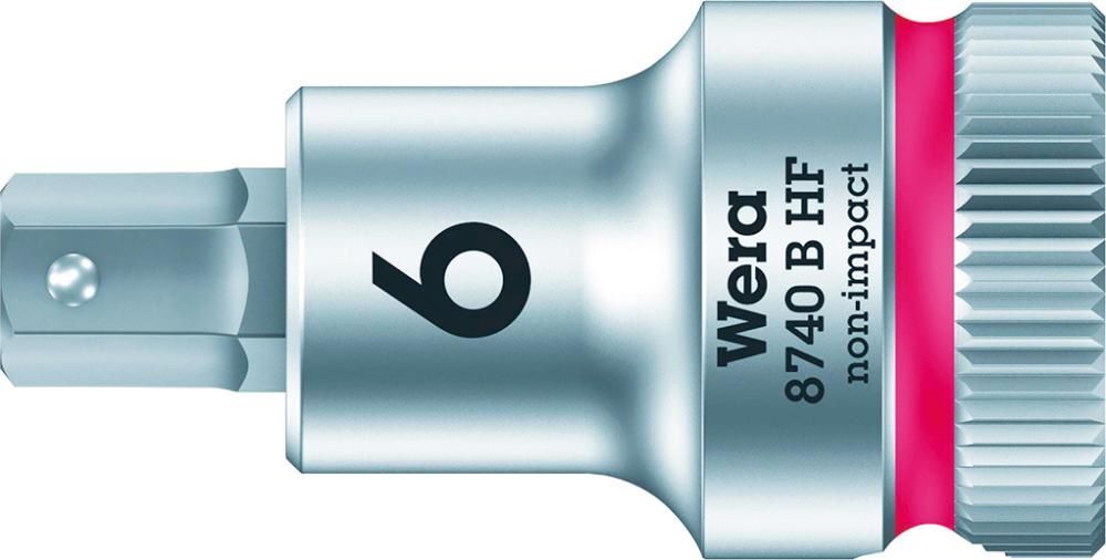 Wera Schraubendrehereinsatz 3/8 Zoll Innensechskant 6 x 35 mm Produktbild Wera Schraubendrehereinsatz 3/8 Zoll Innensechskant 6 x 35 mm