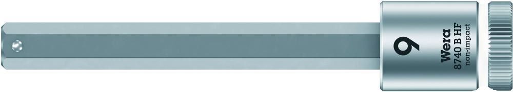 Wera Schraubendrehereinsatz 3/8 Zoll Innensechskant 9 x 100 mm Produktbild Wera Schraubendrehereinsatz 3/8 Zoll Innensechskant 9 x 100 mm