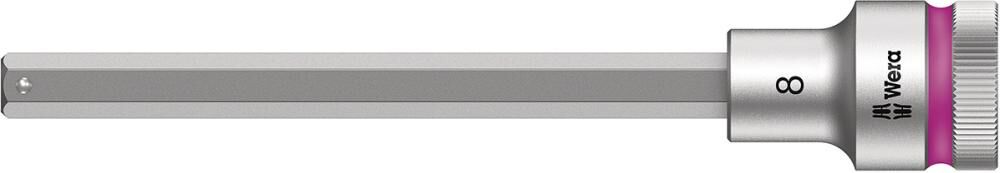 Produktbild Wera Schraubendrehereinsatz 1/2 Zoll Innensechskant mit Haltefunktion 8 x 140 mm