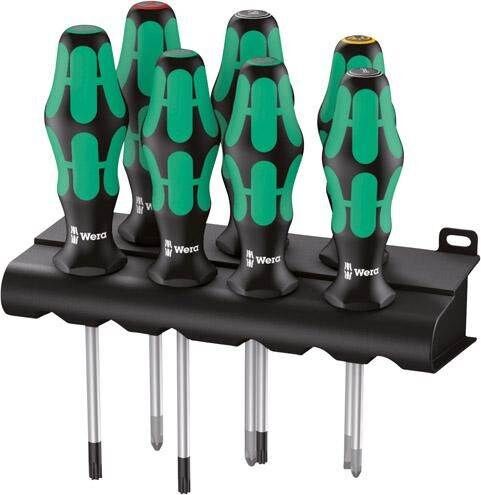 Wera Schraubendrehersatz Rack zur Wandbefestigung 7 Teile Produktbild Wera Schraubendrehersatz Rack zur Wandbefestigung 7 Teile