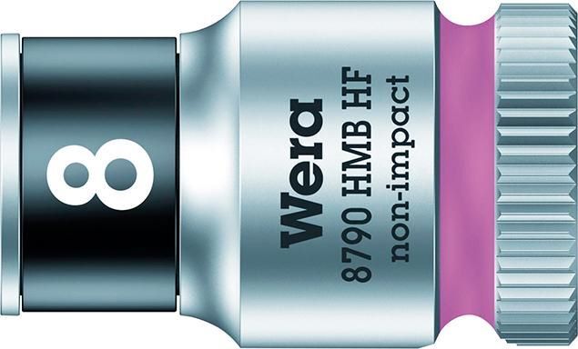 Wera Steckschlüsseleinsatz Sechskant 3/8 Zoll 8 mm mit Haltefunktion Produktbild Wera Steckschlüsseleinsatz Sechskant 3/8 Zoll 8 mm mit Haltefunktion