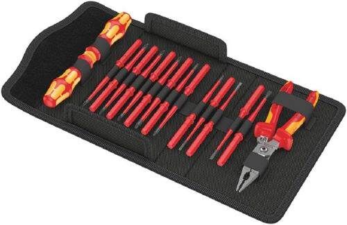 Wera Wechselklingen Satz extra slim VDE mit Zange 17 Teile Produktbild Wera Wechselklingen Satz extra slim VDE mit Zange 17 Teile