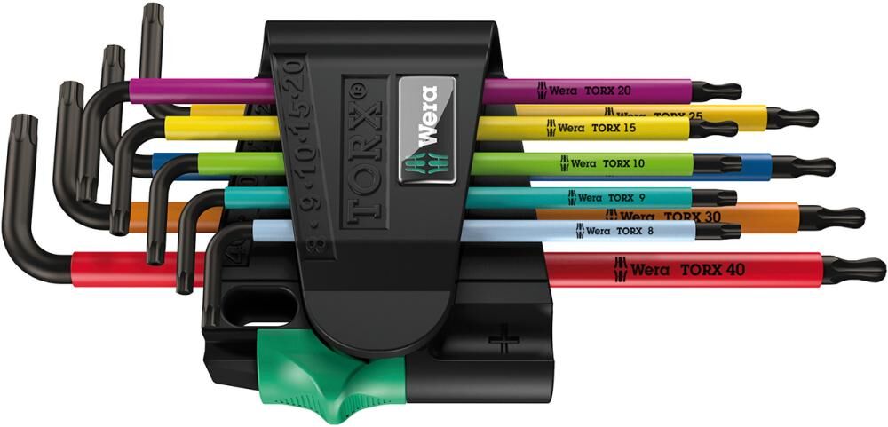 Wera Winkelschraubendreher Satz Multicolor Torx mit Kugelkopf 9 Teile Produktbild Wera Winkelschraubendreher Satz Multicolor Torx mit Kugelkopf 9 Teile
