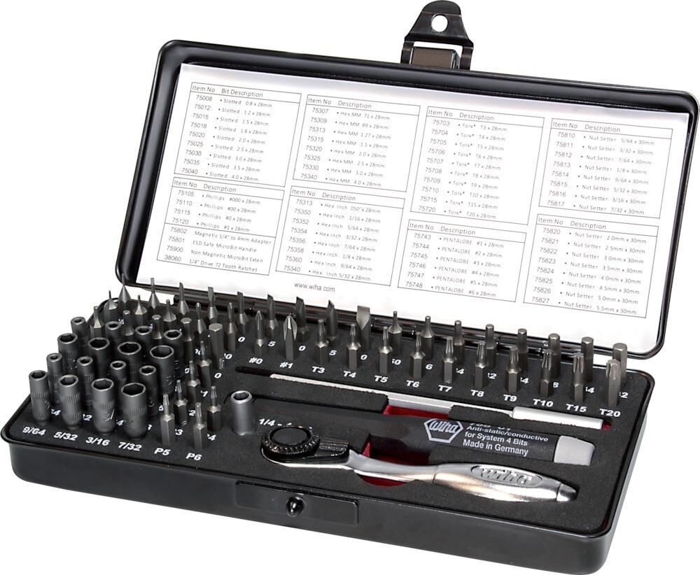 Wiha MicroBit Satz 65t teilig