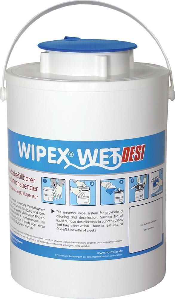 Wipex Feuchttuchspender Wet aus Kunststoff blau Produktbild Wipex Feuchttuchspender Wet aus Kunststoff blau