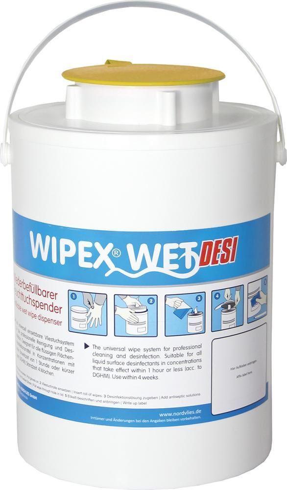 Wipex Feuchttuchspender Wet aus Kunststoff gelb Produktbild Wipex Feuchttuchspender Wet aus Kunststoff gelb