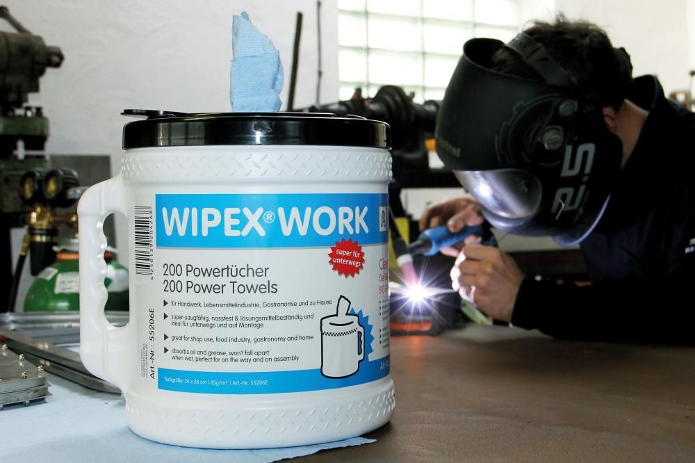 Wipex Wischtuchspender Work Big Grip Dispenser inklusive Rolle mit 200 Blatt Wipex Wischtuchspender Work Big Grip Dispenser inklusive Rolle mit 200 Blatt