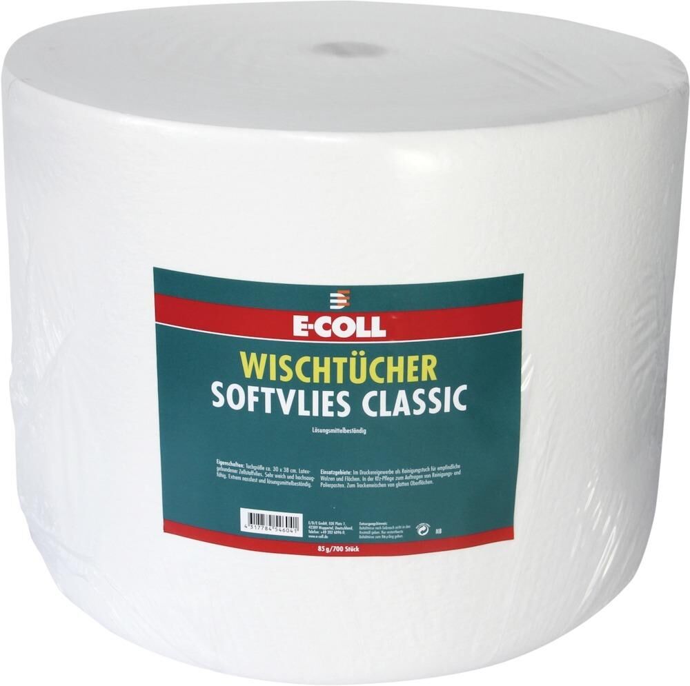E-Coll Wischtuch Softvlies Classic 700 Blatt 30 x 38mm Produktbild E-Coll Wischtuch Softvlies Classic 700 Blatt 30 x 38mm