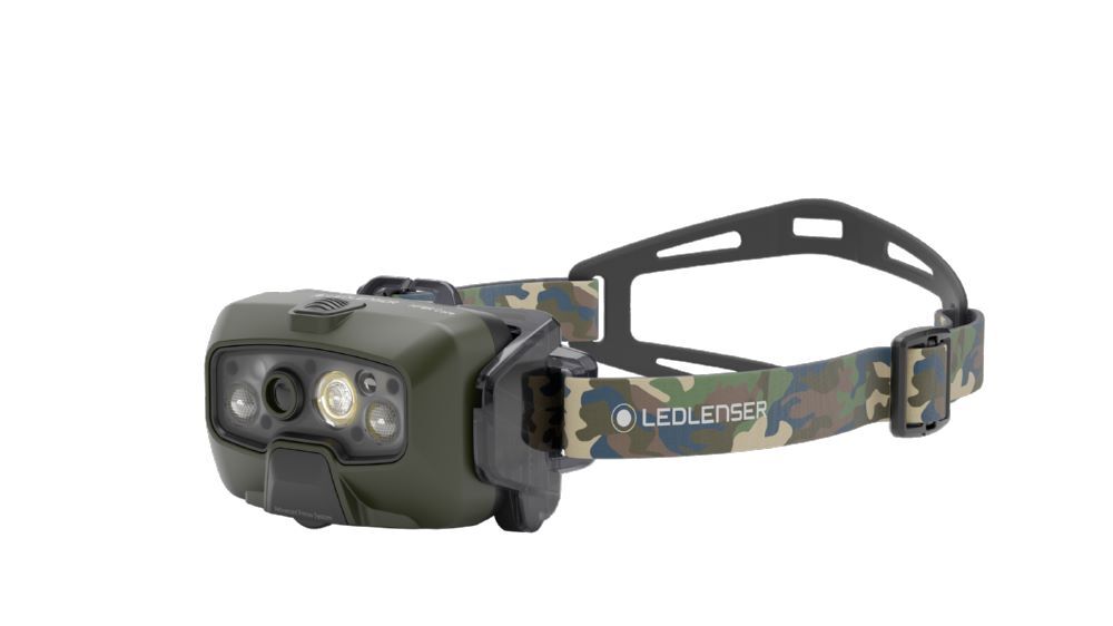 Produktbild Ledlenser Aufladbare Stirnlampe mit Digitalfokus und RGB Licht 1600 Lumen