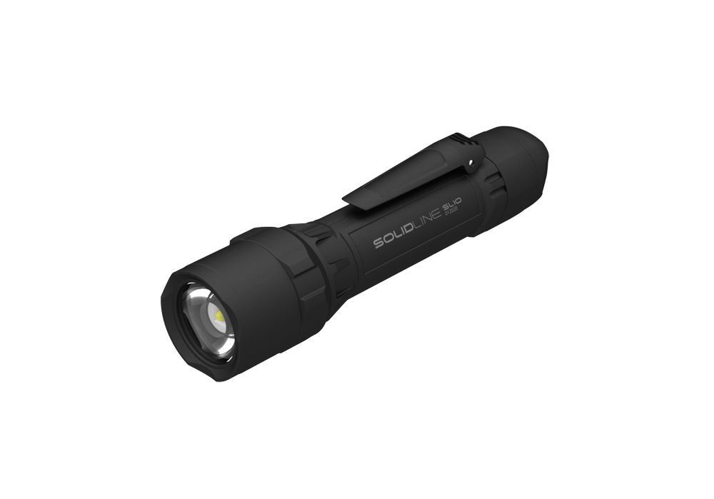Ledlenser Solidline SL10 Leistungsstarke Taschenlampe 20 cm aus Kunststoff IP54 Produktbild Ledlenser Solidline SL10 Leistungsstarke Taschenlampe 20 cm aus Kunststoff IP54