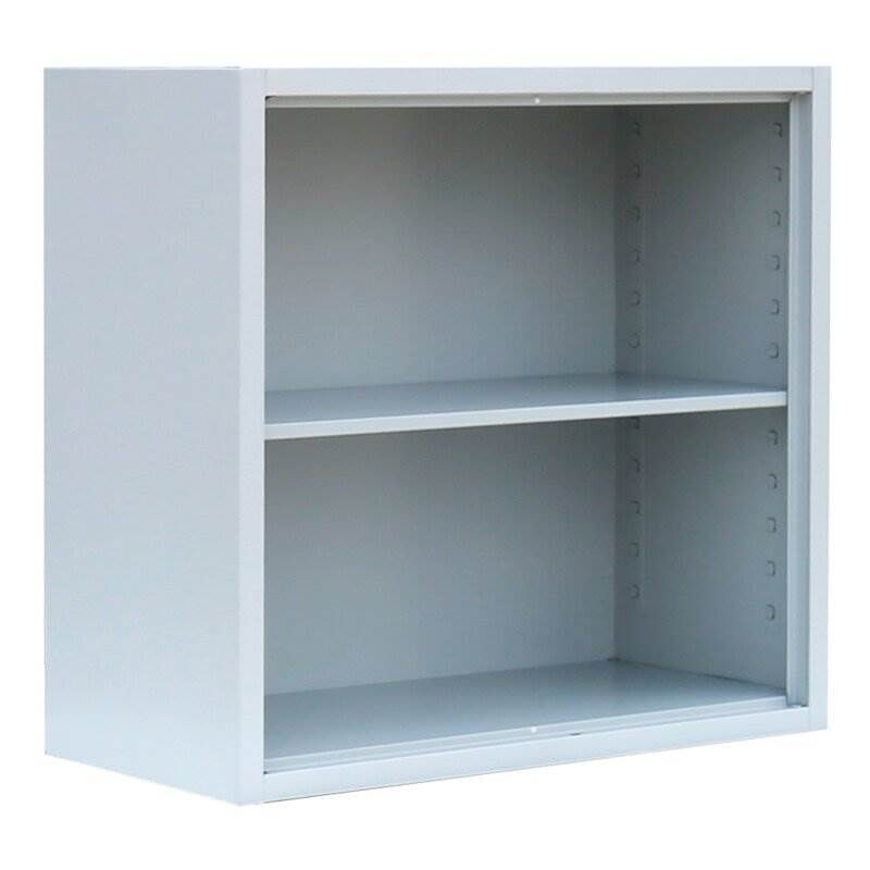Lüllmann Aktenregal mit 1 Fachboden 750 x 800 x 383 mm in lichtgrau Produktbild Lüllmann Aktenregal mit 1 Fachboden 750 x 800 x 383 mm in lichtgrau