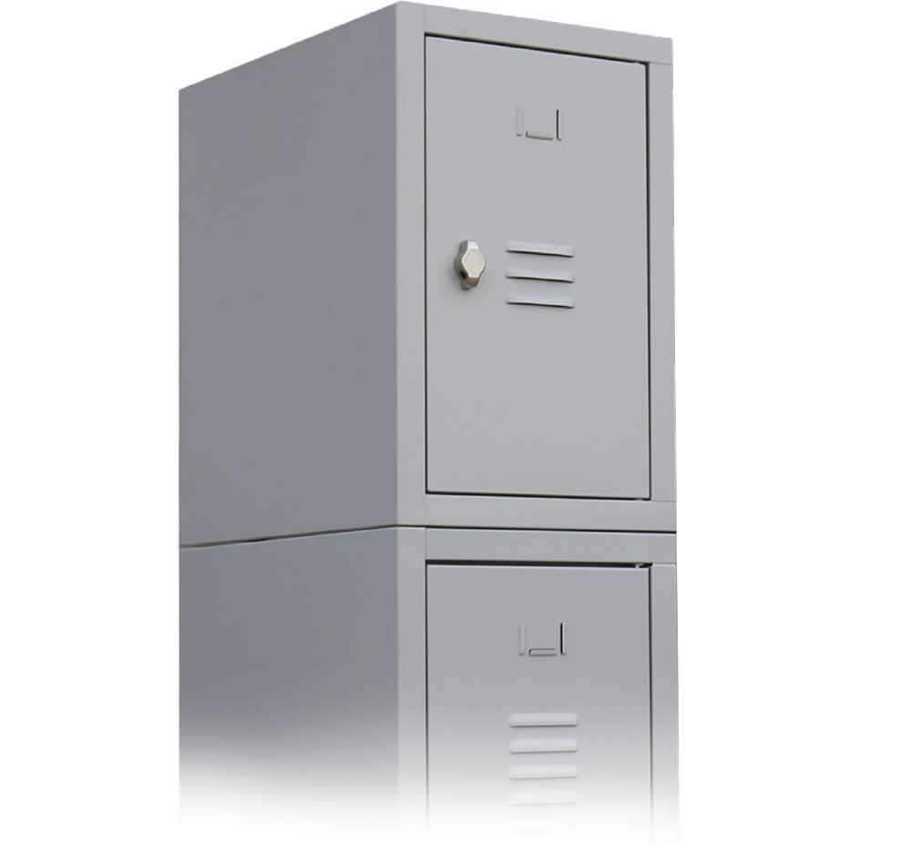 Produktbild Aufsatzschrank, 500 x 415 x 500 mm, lichtgrau bild 2