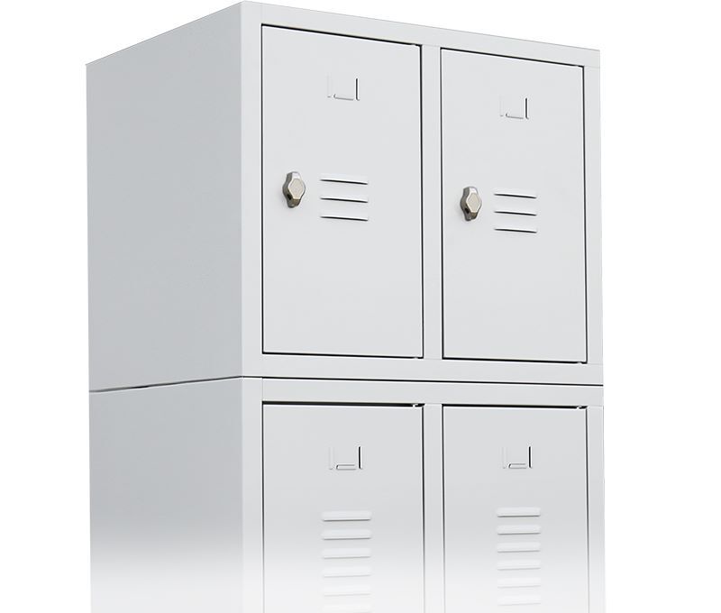 Produktbild Aufsatzschrank, 500 x 600 x 500 mm, signalweiß bild 2