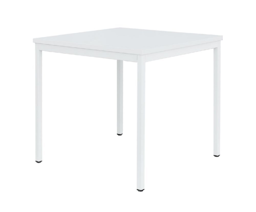 Produktbild Besprechungstisch, 750 x 800 x 800 mm, signalweiß bild 4