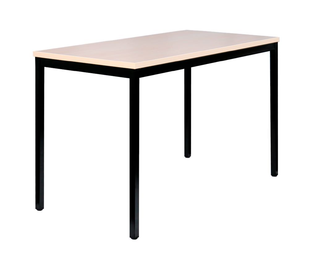 Produktbild Lüllmann Besprechungstisch 750 x 1600 x 600 mm tiefschwarz ahorn