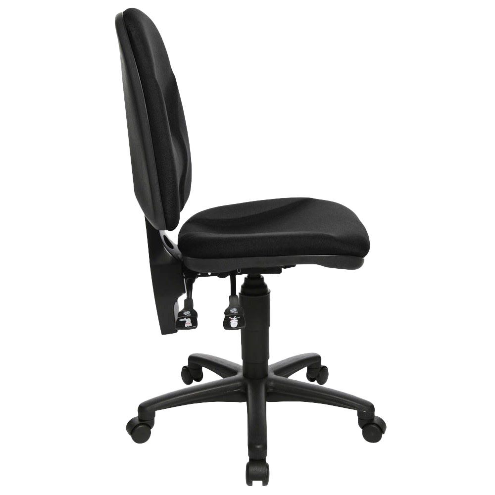 Produktbild Bürodrehstuhl, gepolstert, Kunststofffußkreuz, schwarz bild 4