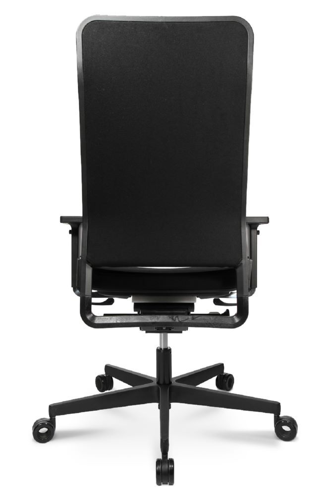 Produktbild Bürodrehstuhl W1C High Dondola, Netzrücken, Kunststofffußkreuz, GS, schwarz bild 5