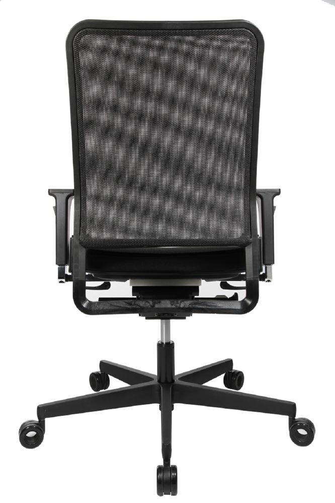 Produktbild Bürodrehstuhl W1C Low Dondola, Netzrücken, Kunststofffußkreuz, GS, schwarz bild 5