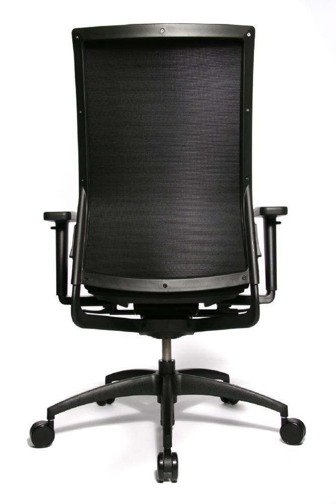 Produktbild Chefsessel Comfort E 100-3 Dondola, Netzrücken, Kunststofffußkreuz, GS, schwarz bild 4