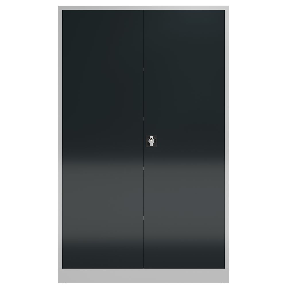 Produktbild Lüllmann ClassiX XL Flügeltürenschrank 1945 x 1200 x 420 mm lichtgrau anthrazit