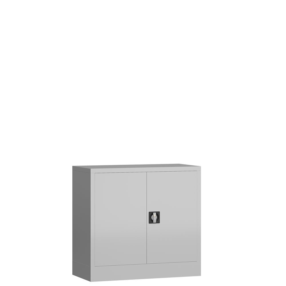 Produktbild ClassiX Flügeltürenschrank, 750 x 800 x 380 mm, lichtgrau bild 2
