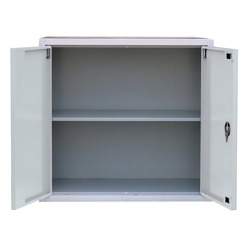 Produktbild ClassiX Flügeltürenschrank, 750 x 800 x 380 mm, lichtgrau bild 6