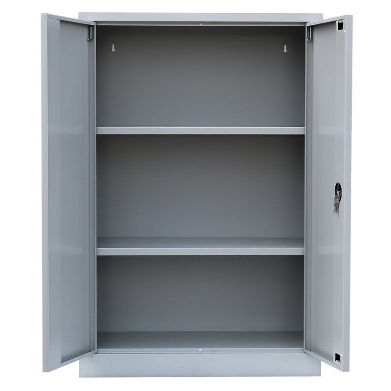 Produktbild ClassiX Flügeltürenschrank, 1200 x 920 x 420 mm, lichtgrau bild 6