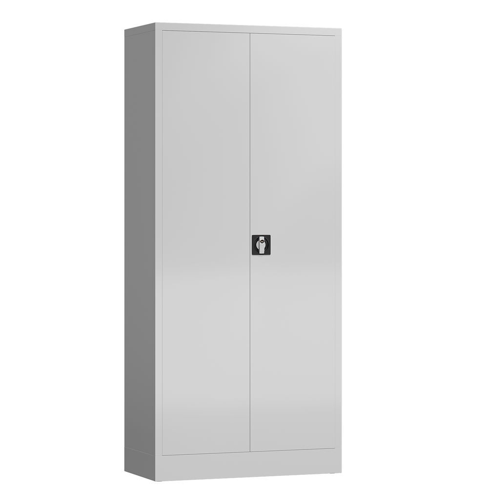 Produktbild Lüllmann ClassiX Flügeltürenschrank Garderobenschrank H 1800 x B 800 mm lichtgrau