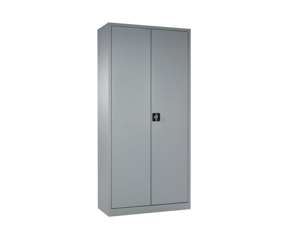 Produktbild ClassiX Flügeltürenschrank, 1945 x 920 x 420 mm, lichtgrau bild 4