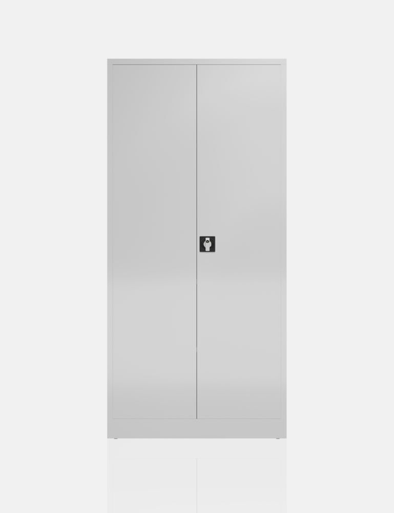 Produktbild ClassiX Flügeltürenschrank, 1945 x 920 x 600 mm, lichtgrau bild 4