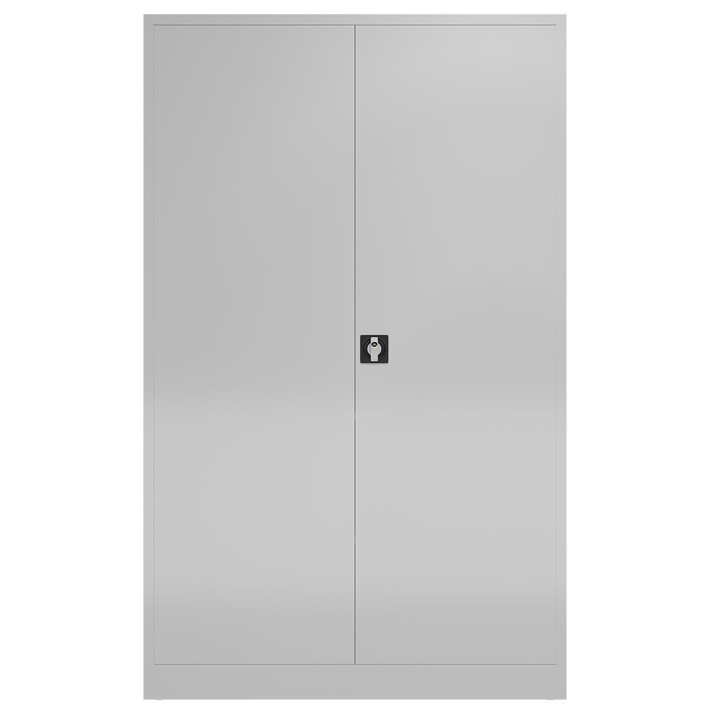 Produktbild ClassiX XL Flügeltürenschrank, 1945 x 1200 x 420 mm, lichtgrau bild 2