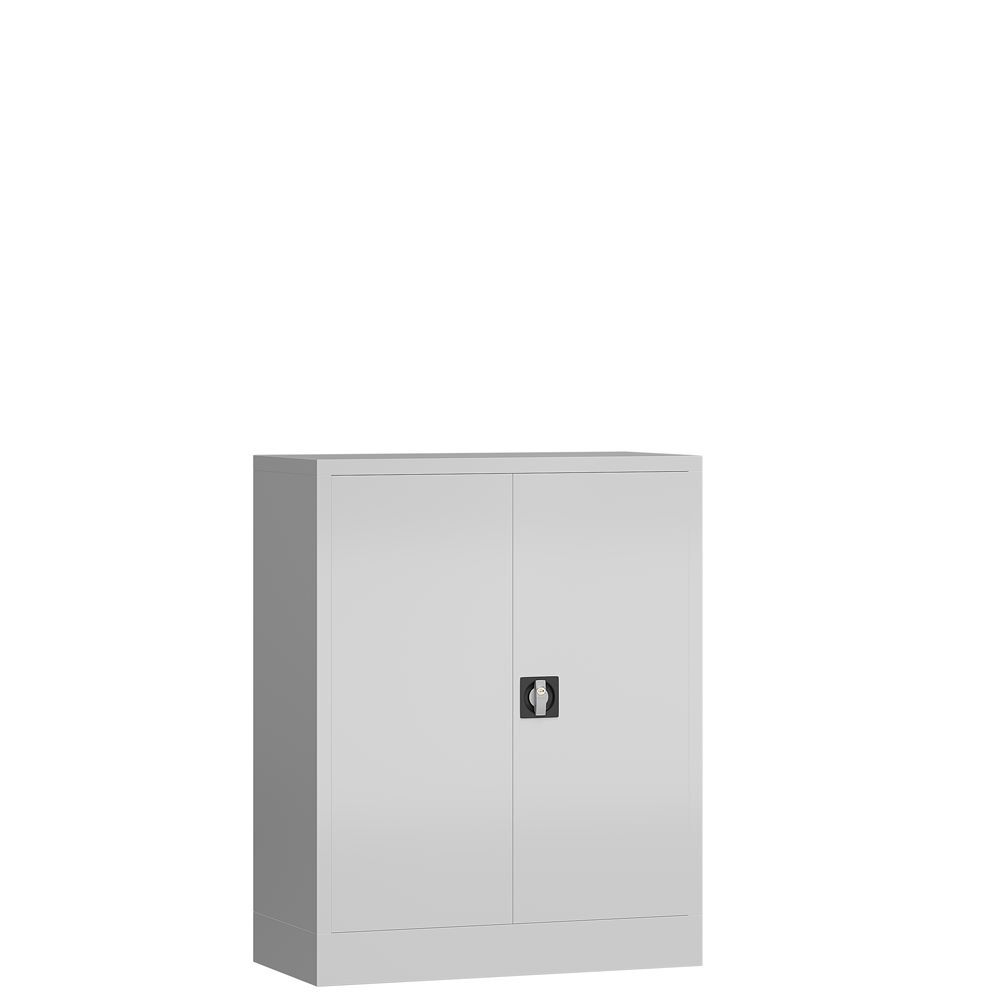 Produktbild Lüllmann ClassiX Flügeltürenschrank Aktenschrank 1000 x 800 x 380 mm signalweiß