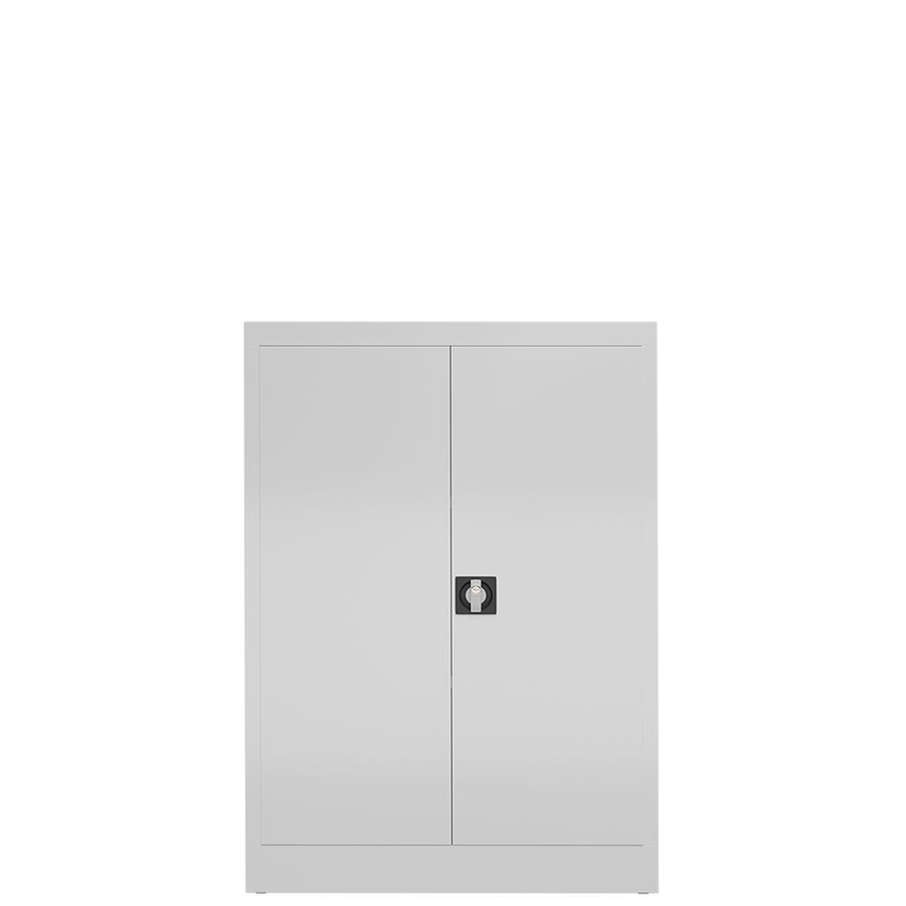 Produktbild ClassiX Flügeltürenschrank, 1200 x 920 x 420 mm, signalweiß bild 3