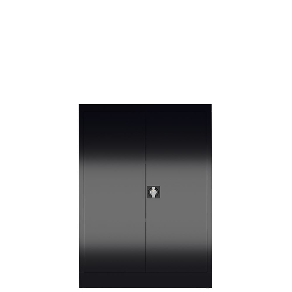 Produktbild ClassiX Flügeltürenschrank, 1200 x 920 x 420 mm, tiefschwarz bild 3