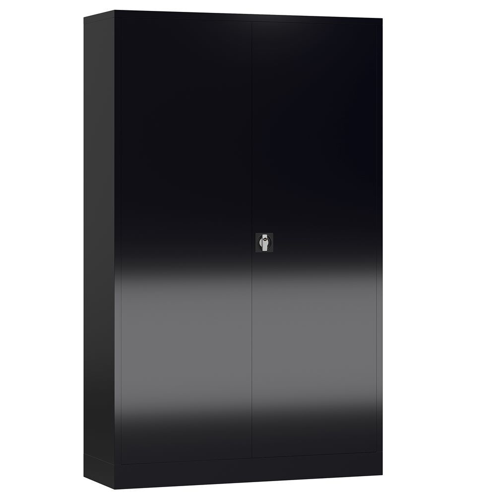 Produktbild Lüllmann ClassiX XL Flügeltürenschrank 1945 x 1200 x 420 mm tiefschwarz