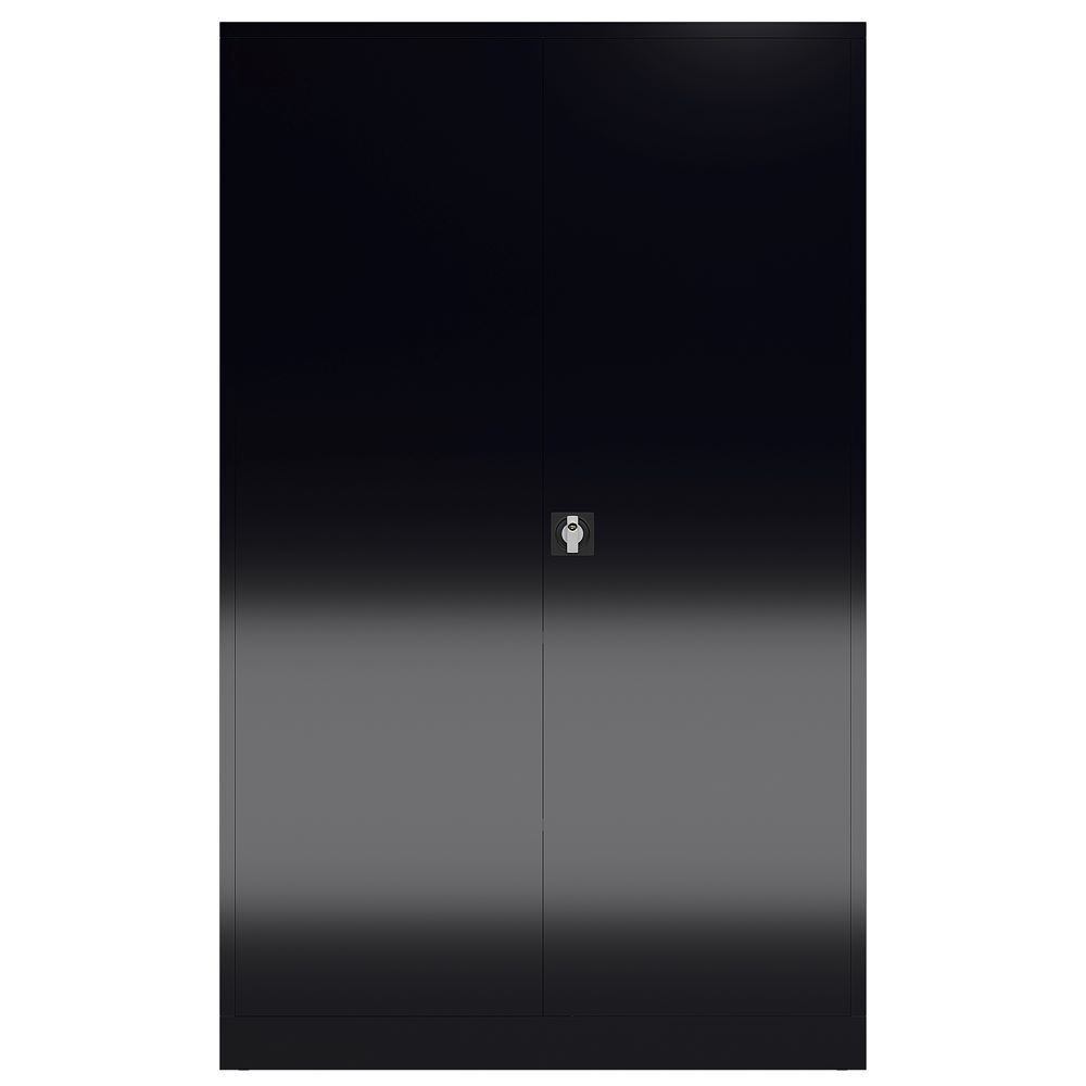 Produktbild ClassiX XL Flügeltürenschrank, 1945 x 1200 x 420 mm, tiefschwarz bild 2