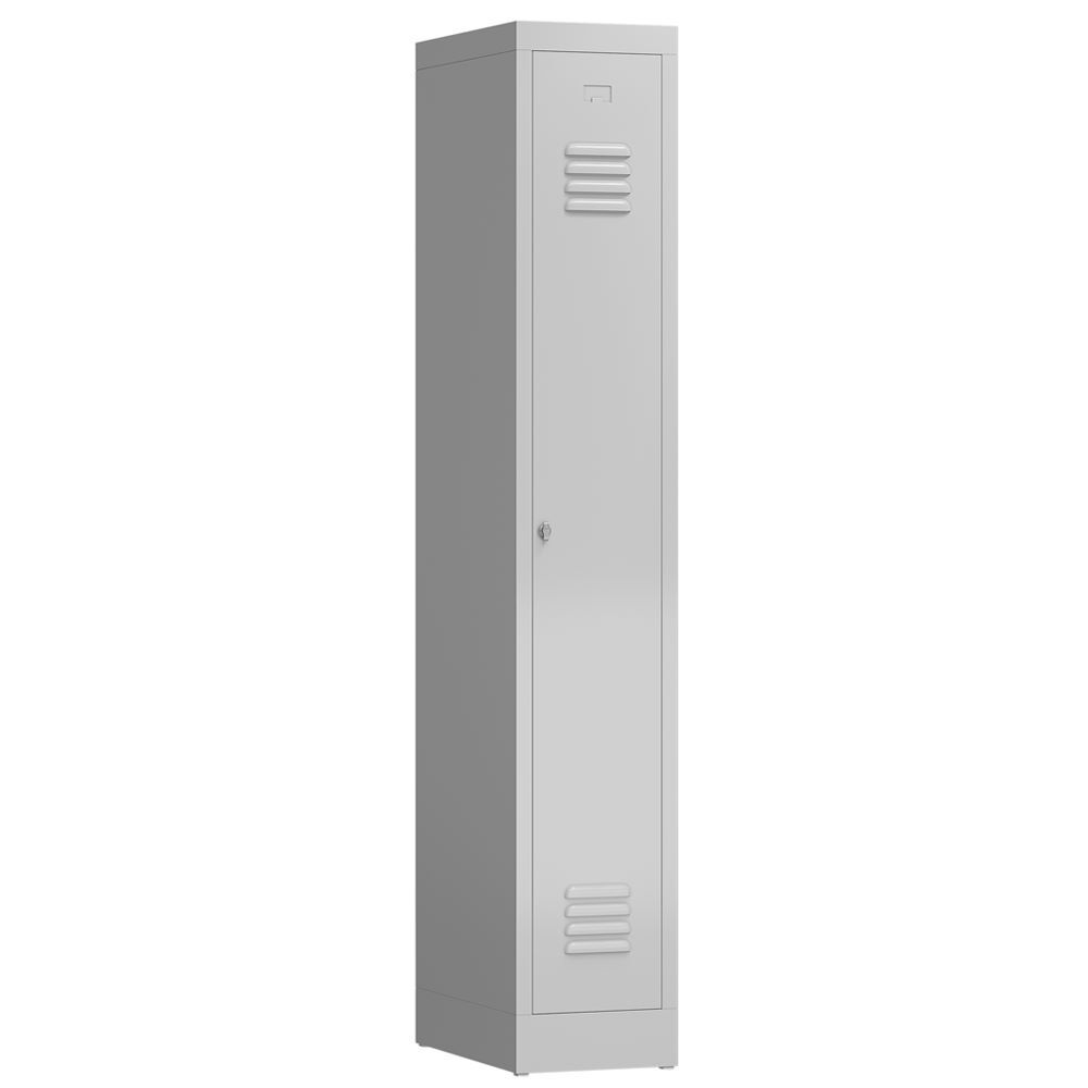Produktbild Lüllmann ClassiX Garderobenschrank 1 Abteil 1800 x 310 x 500 mm lichtgrau