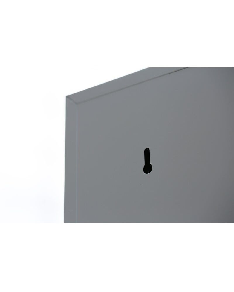 Produktbild ClassiX Garderobenschrank, 2 Abteile, 1800 x 590 x 500 mm, lichtgrau bild 4