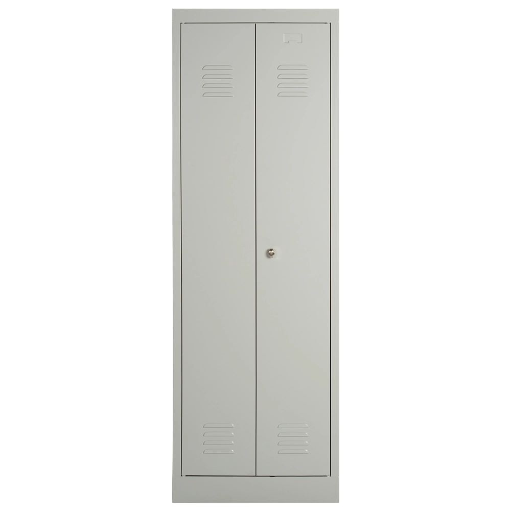 Produktbild Lüllmann ClassiX Garderobenschrank Flügeltürenschrank 2 Abteile mittig schließend grau