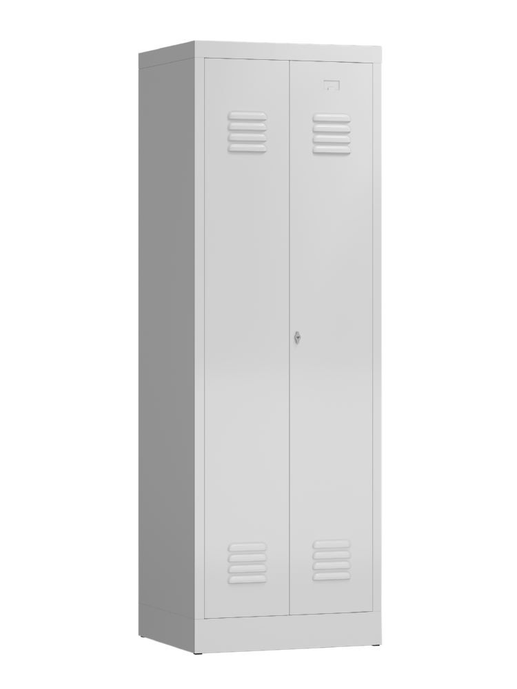 Produktbild Lüllmann ClassiX Garderobenschrank Flügeltürenschrank 2 Abteile mittig schließend weiß