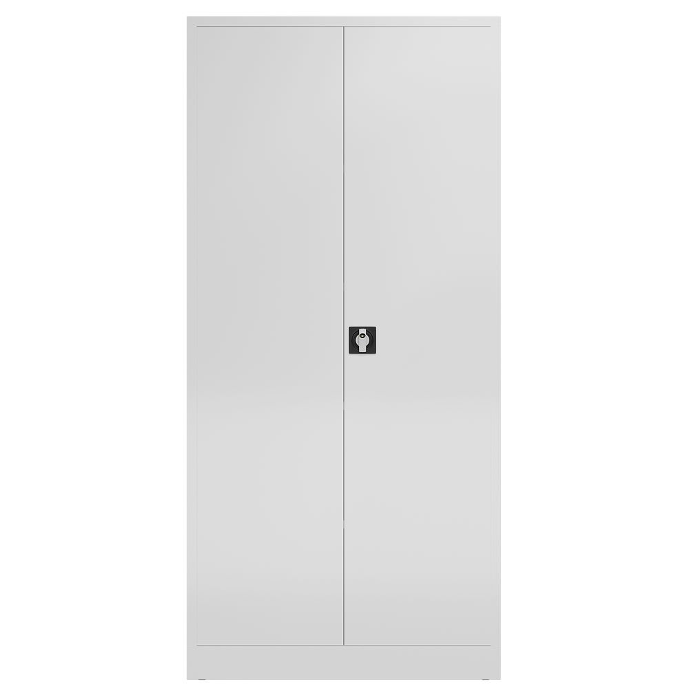Produktbild ClassiX Mehrzweck Flügeltürenschrank, 1945 x 920 x 420 mm, signalweiß bild 2