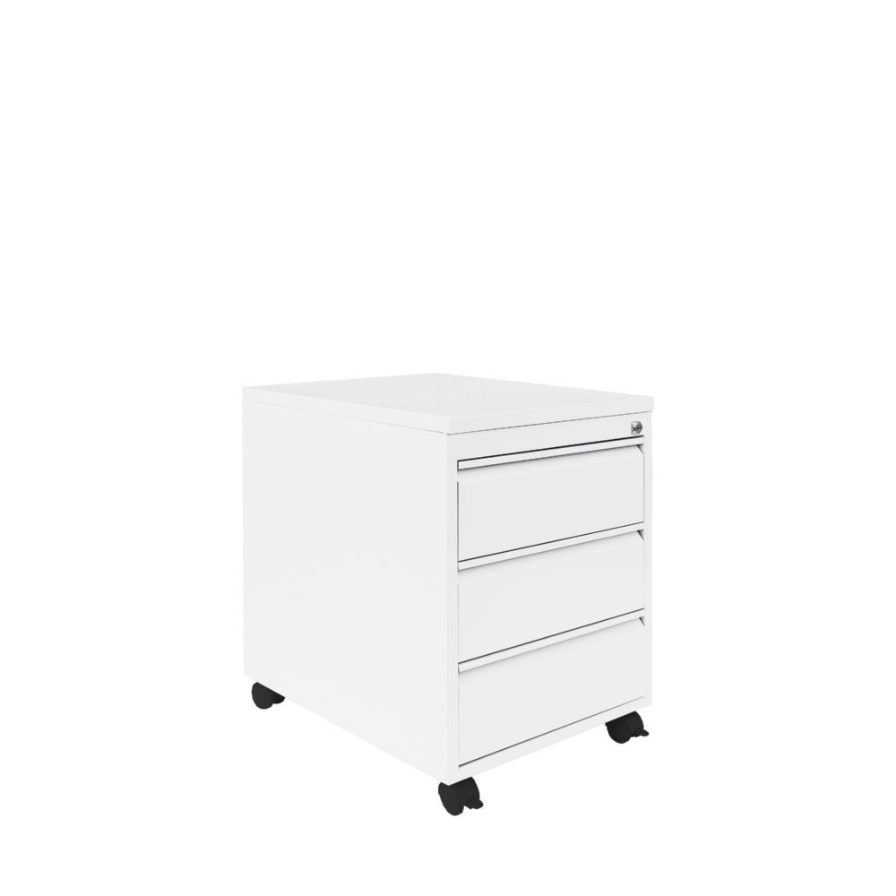 Produktbild ClassiX Rollcontainer, Frontgriffleiste, 3 Schubladen, 626 x 400 x 590 mm, signa bild 3