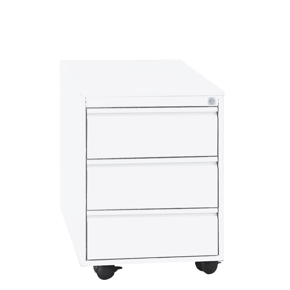 Produktbild ClassiX Rollcontainer, Frontgriffleiste, 3 Schubladen, 626 x 400 x 590 mm, signa bild 5