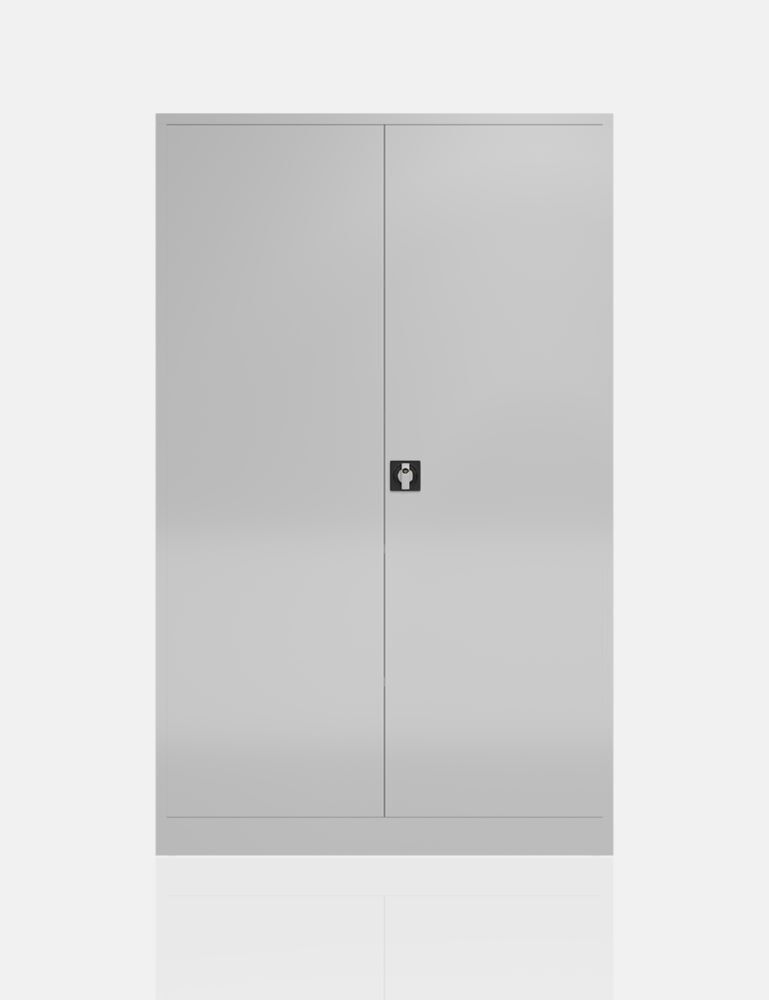 Produktbild ClassiX XXL Flügeltürenschrank, 1945 x 1200 x 600 mm, lichtgrau bild 4