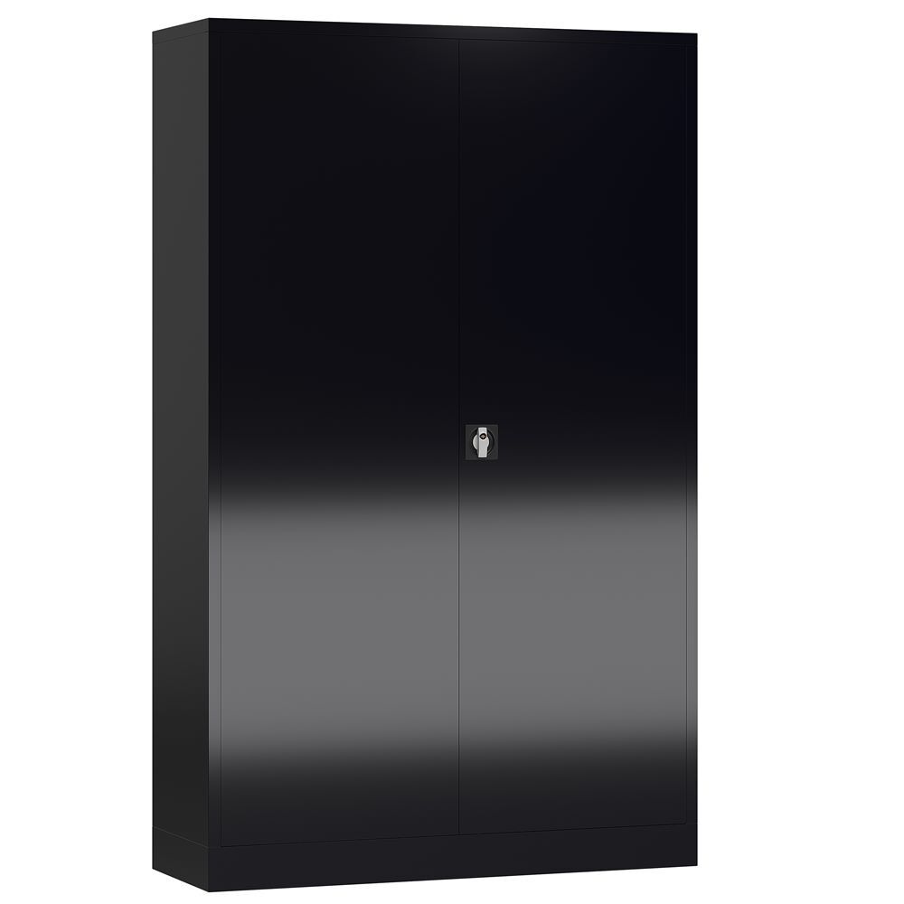 Produktbild Lüllmann ClassiX XXL Flügeltürenschrank 1945 x 1200 x 600 mm tiefschwarz