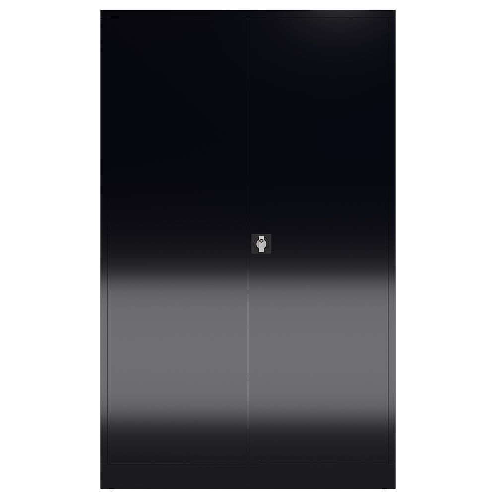 Produktbild ClassiX XXL Flügeltürenschrank, 1945 x 1200 x 600 mm, tiefschwarz bild 3