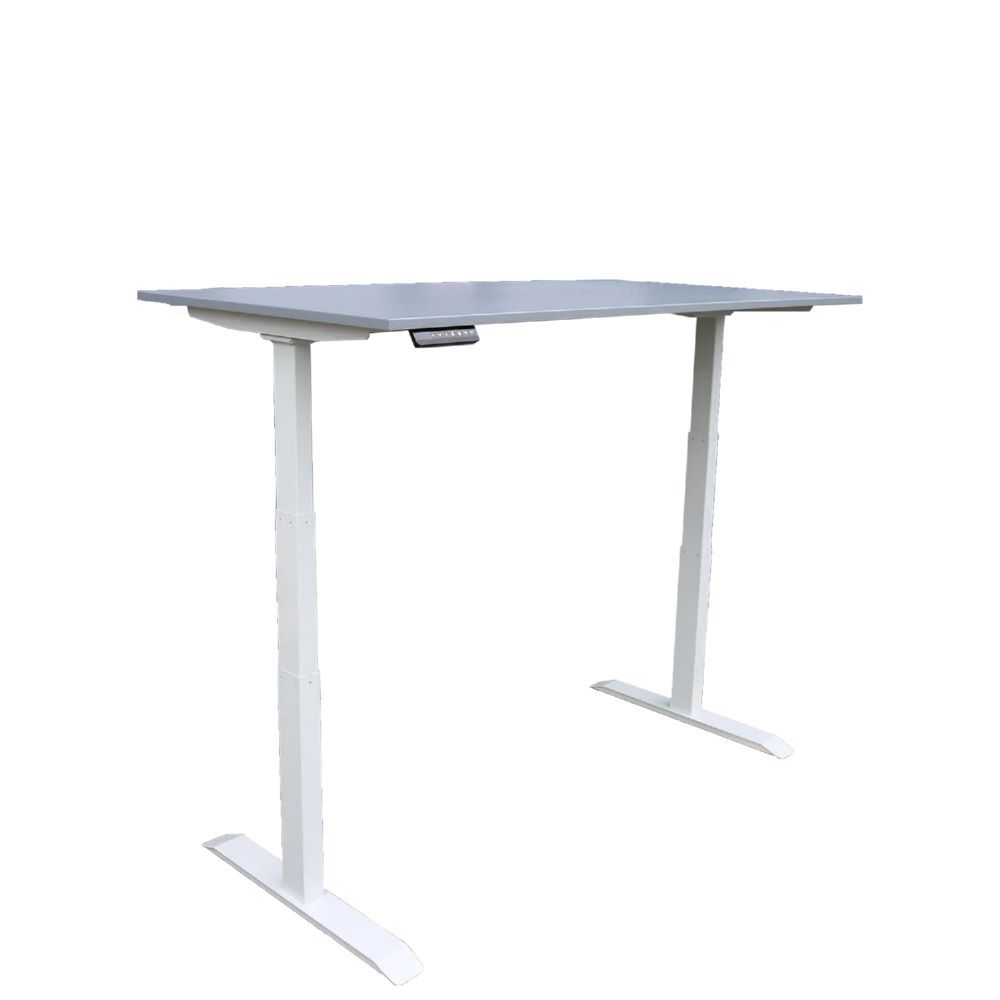 Produktbild Elektrisch höhenverstellbarer Schreibtisch, 600-1250 x 2000 x 800 mm, grau bild 3
