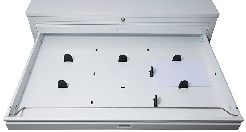 Produktbild Lüllmann Fachteiler für Zeichungs und Planschränke PVC schwarz