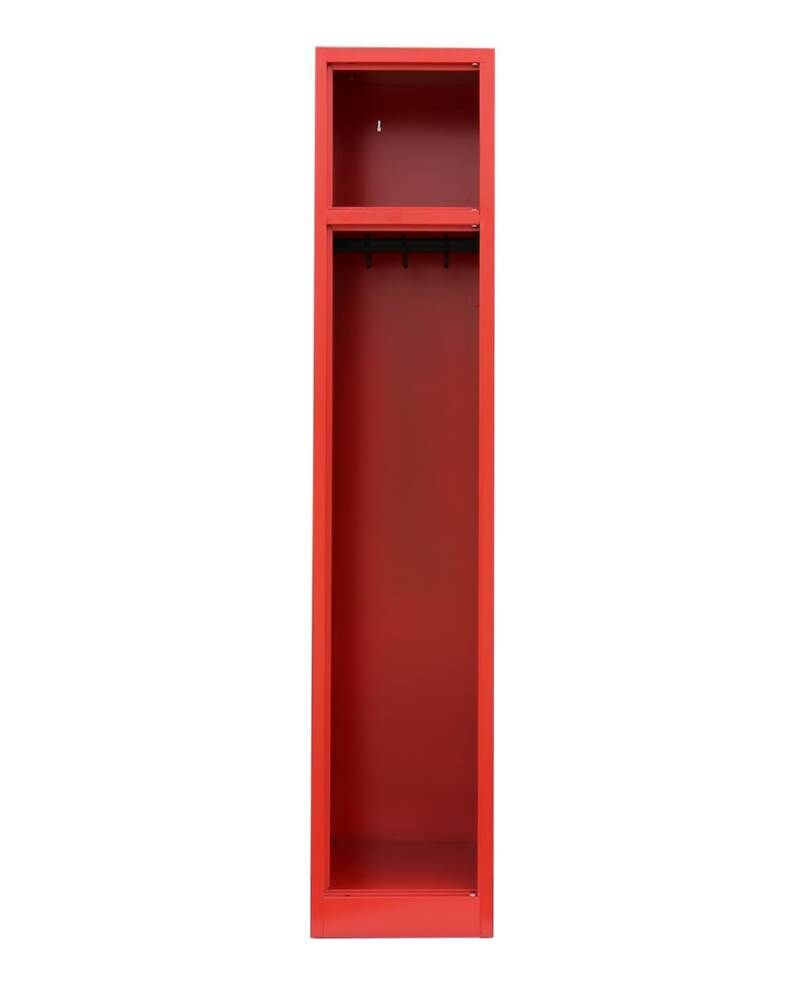 Lüllmann Feuerwehrschrank 1 Abteil 1800 x 315 x 500 mm in feuerrot Produktbild Lüllmann Feuerwehrschrank 1 Abteil 1800 x 315 x 500 mm in feuerrot