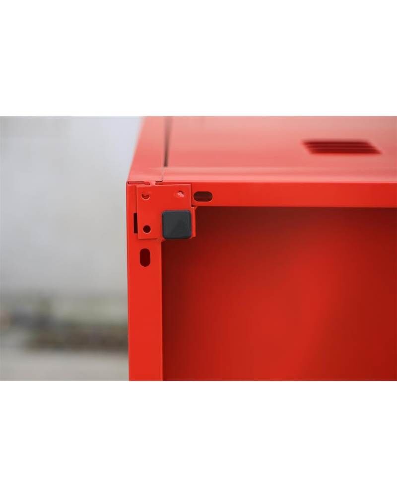 Lüllmann Feuerwehrschrank 2 Abteile 1800 x 600 x 500 mm in feuerrot Lüllmann Feuerwehrschrank 2 Abteile 1800 x 600 x 500 mm in feuerrot